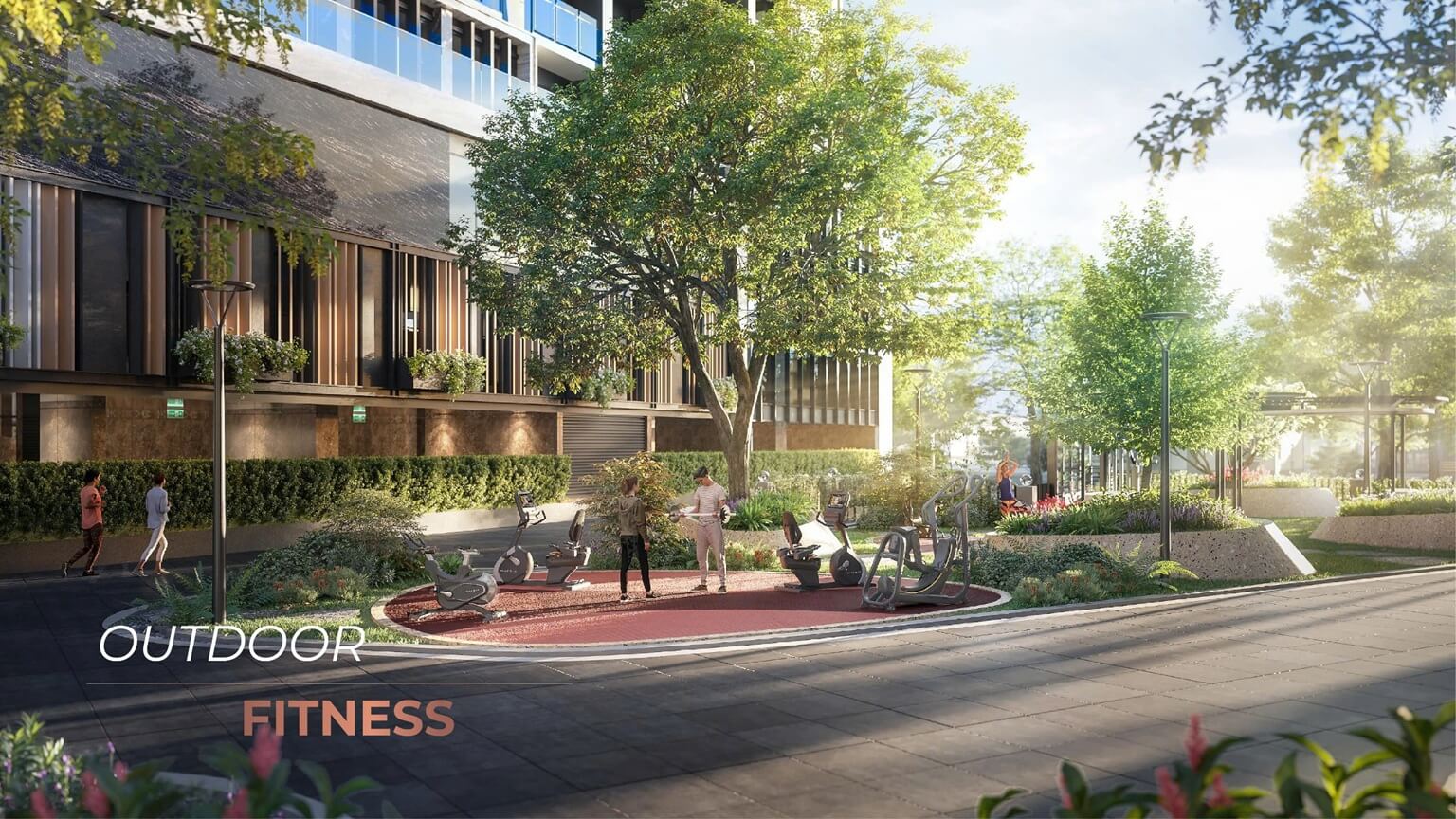 Khu vực fitness và thể thao căn hộ Capital Square Sơn Trà Đà Nẵng