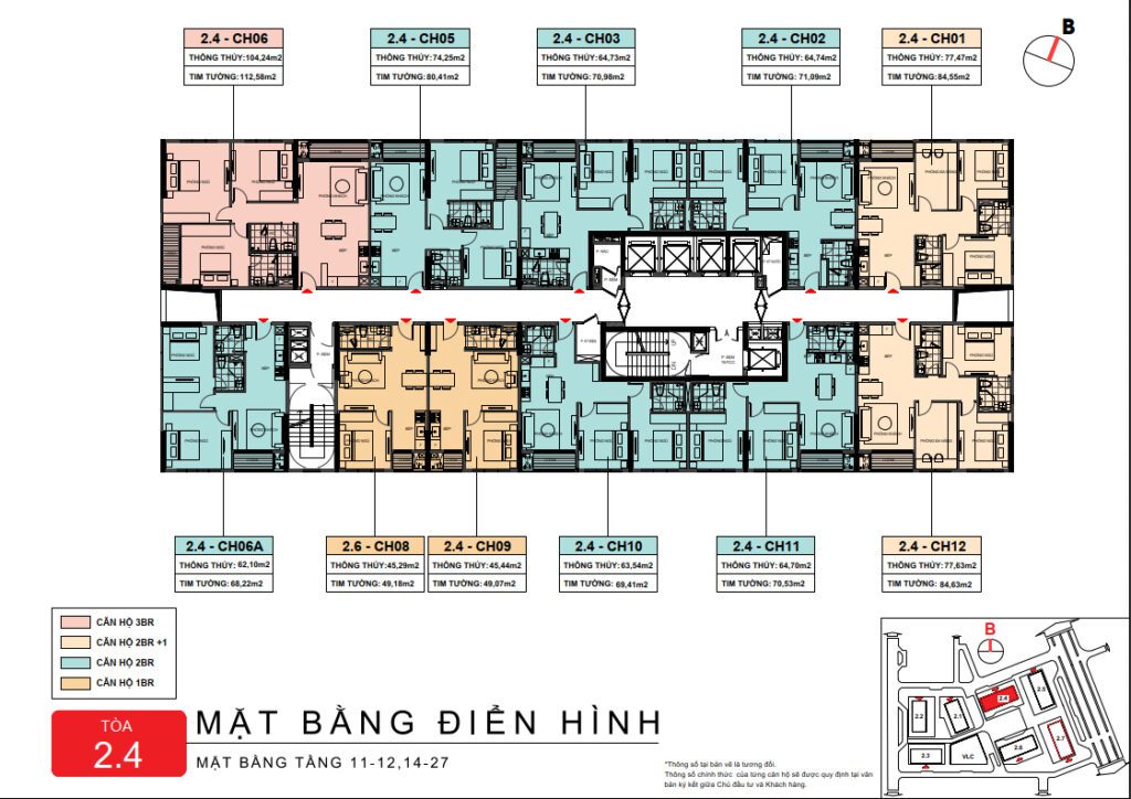 Mặt bằng Capital Square