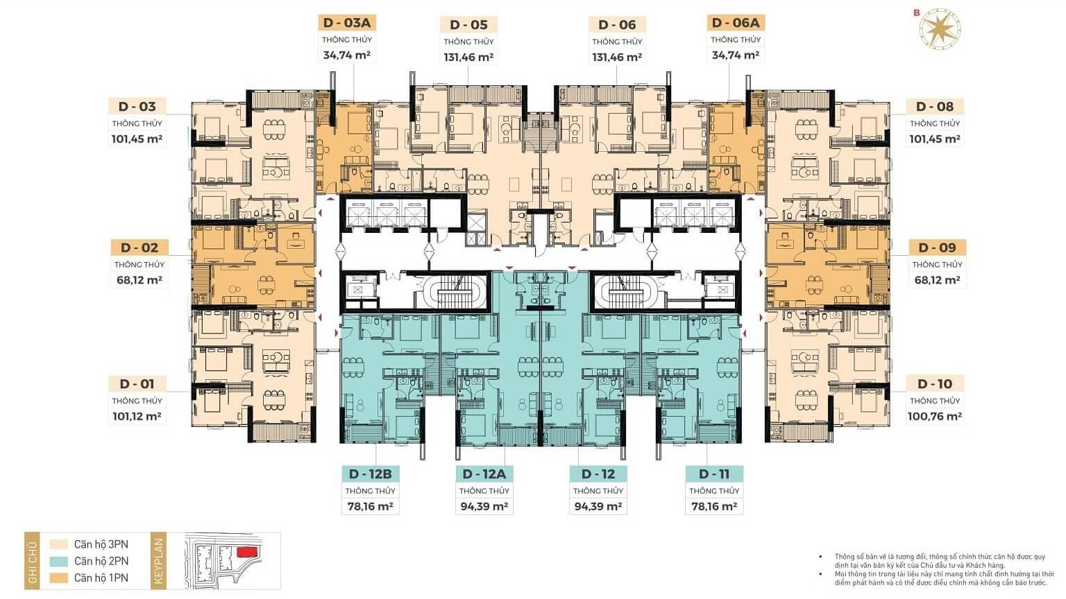 MẶT BẰNG CAPITAL SQUARE ĐÀ NẴNG 