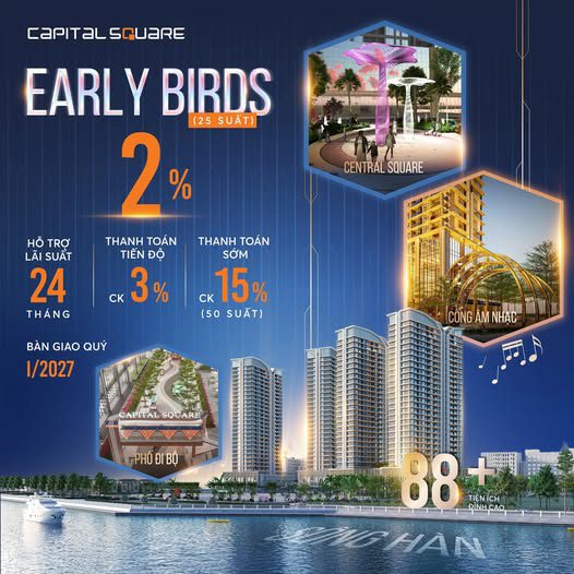 Lịch mở bán Capital Square Đà Nẵng: Đợt 1 có gì đặc biệt?