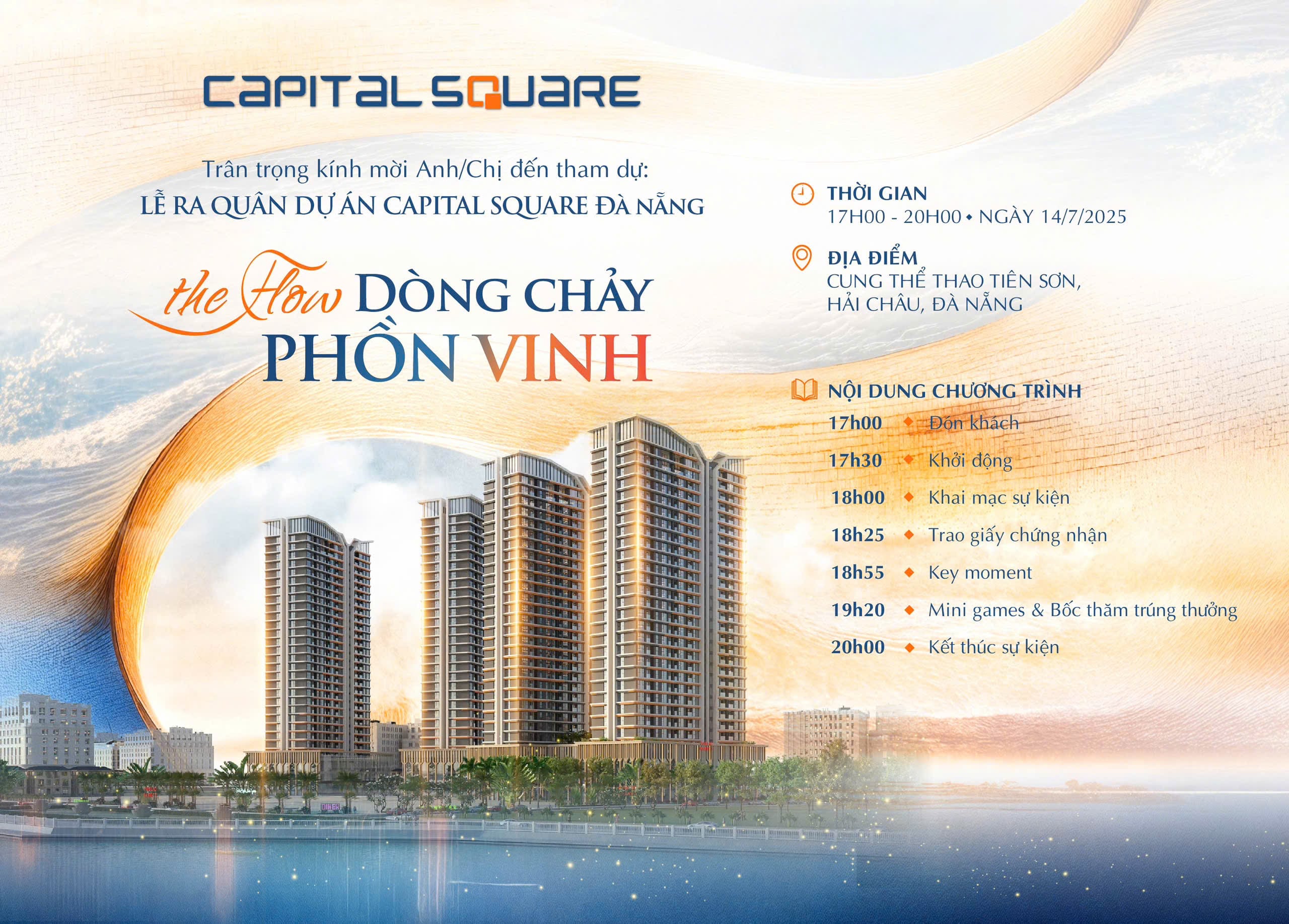 CAPITAL SQUARE ẤN ĐỊNH THỜI ĐIỂM KICK-OFF