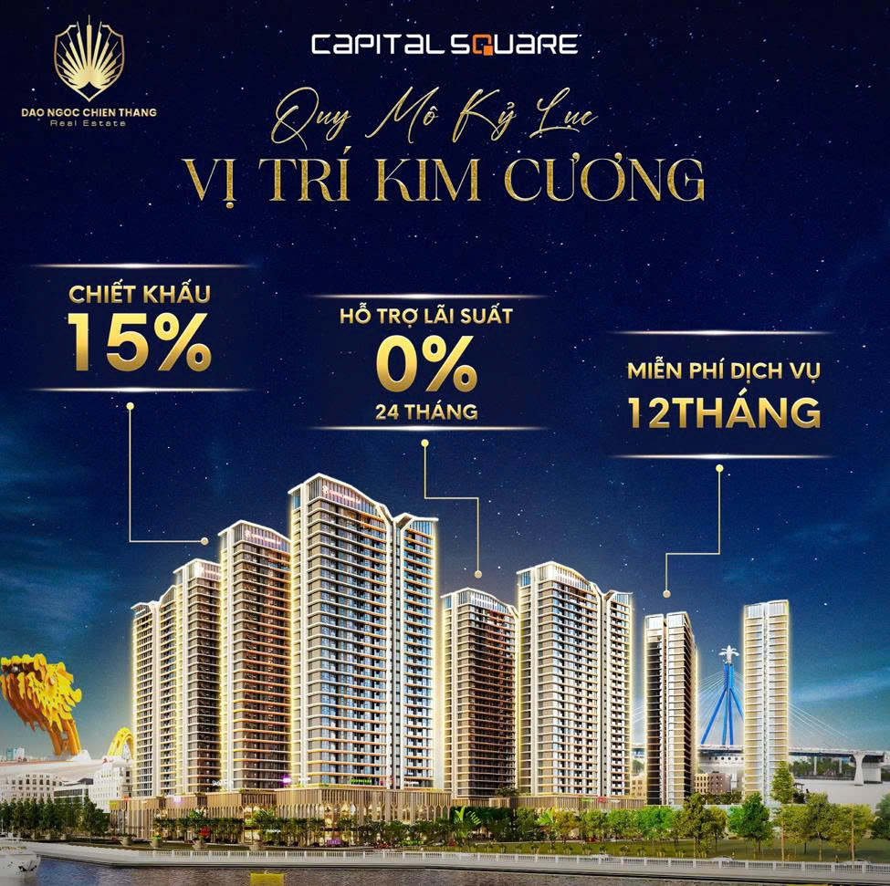 Đầu Tư Căn Hộ Tại Đà Nẵng - Capital Square “Dòng Tiền An Toàn Từ Vị Trí Vàng”