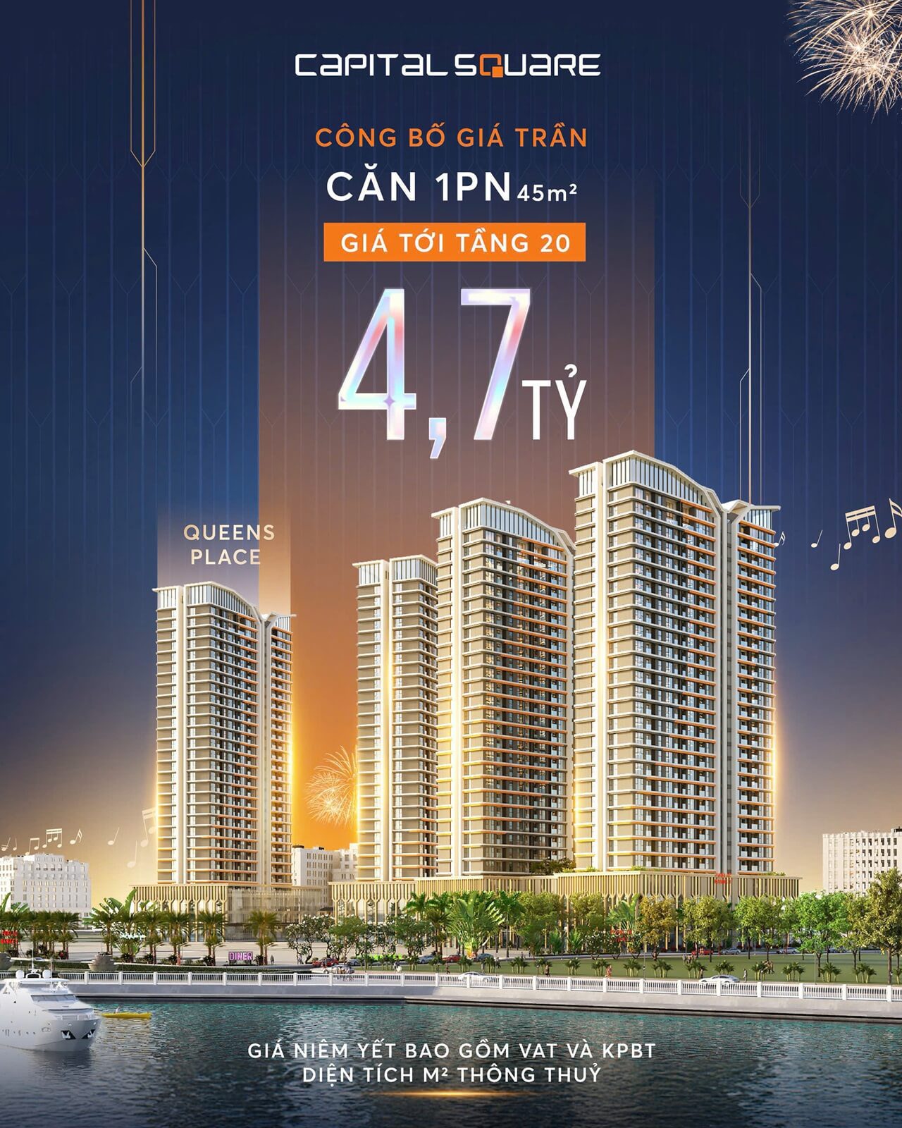 Mở Bán Capital Square Đà Nẵng – Căn Hộ Ven Sông Hàn Giá Tốt
