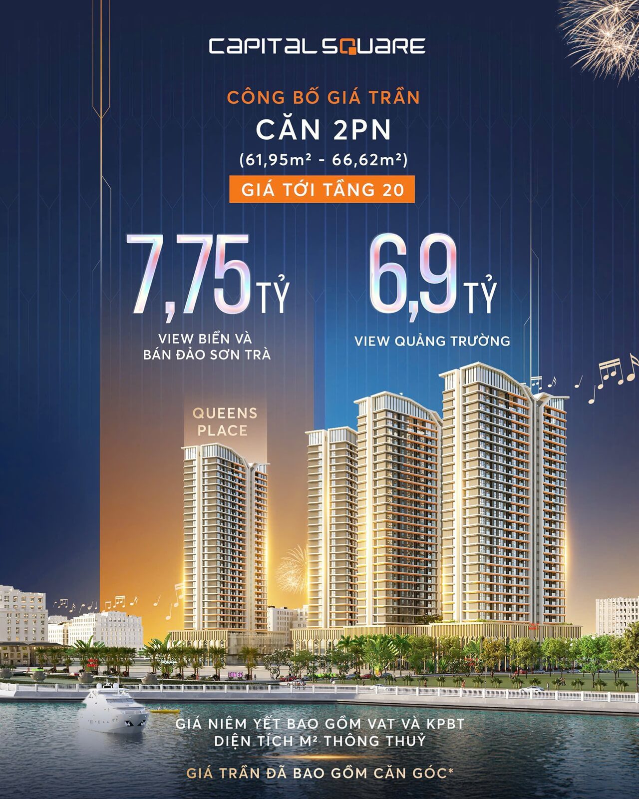 Mở Bán Capital Square Đà Nẵng – Căn Hộ Ven Sông Hàn Giá Tốt
