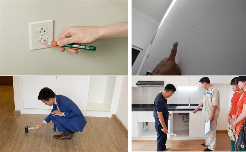 Xác nhận các hạng mục bàn giao như thiết bị vệ sinh, bếp, điều hòa của Capital Square Đà nẵng