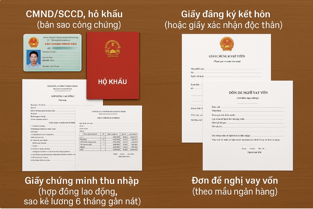 checklist ho so vay mua
