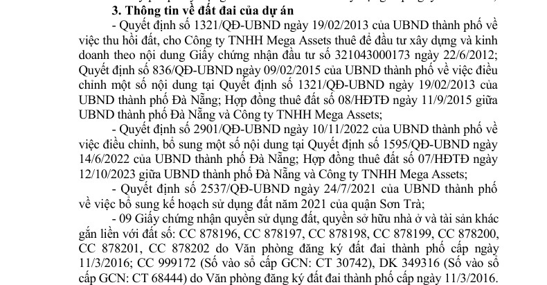 Pháp lý Capital Square: các mốc & thủ tục